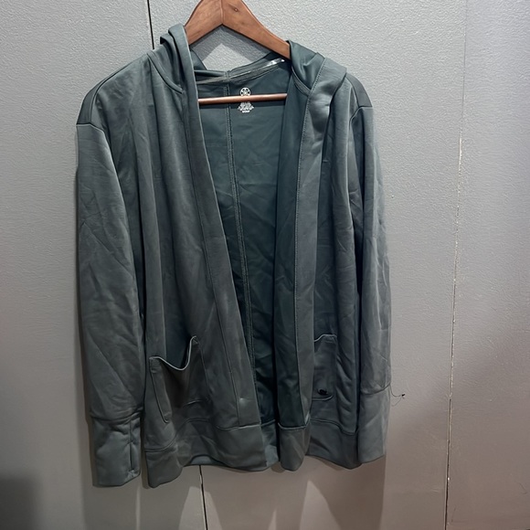 NWT Women's Gaiam Hudson Hooded Open-Front Wrap - Picture 9 of 11